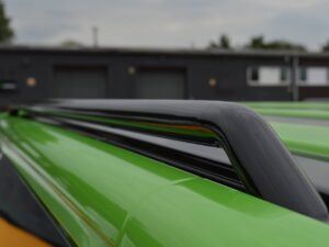 T5/T5.1/T6/T6.1 42mm Gloss Black Steel Roof Bars - SWB - Image 3