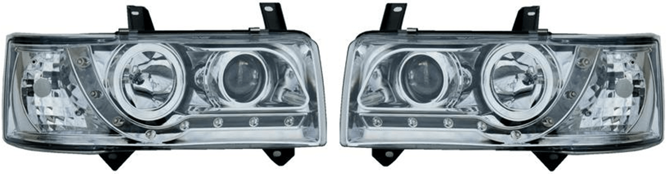 T4 Chrome LED DRL Headlamps w/Normal Indicator (PHL9043) - Image 2