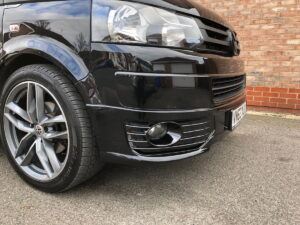 T5.1 Facelift 2010> Sportline Style Front Spoiler - PP Plastic (PRIMED) - Image 3