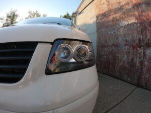 Alternative view of T5 Black Angel Eye Headlamps (PHL9155)