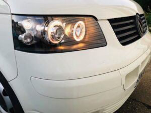 T5 Black Angel Eye Headlamps (PHL9155) - Image 3