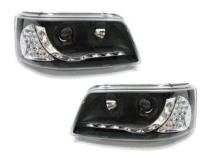 T5 Black DRL Headlamps LED Indicator (9055)