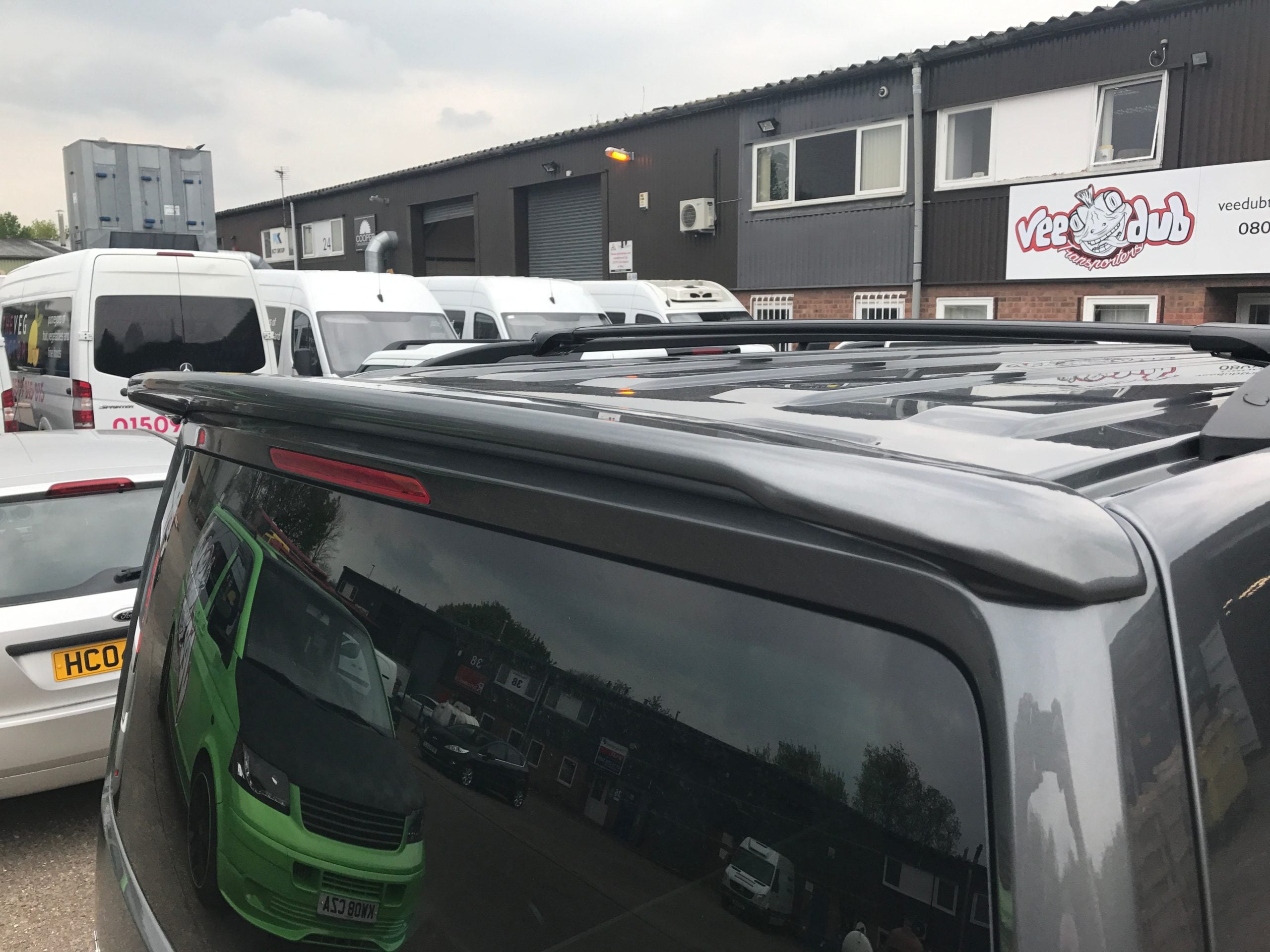 T6/T6.1 OEM Style Rear Spoiler - Tailgate (PRIMED) - Image 9