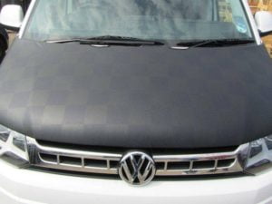 T5.1 Facelift 2010> Black & Grey Chequered Bonnet Bra