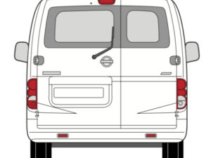 Nissan NV200 Twin Door Pair In Privacy Tint - Image 3