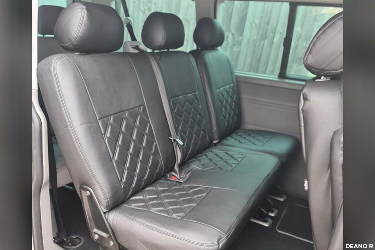 T5/T5.1 Diamond Stitch Seat Covers - Black - Image 4
