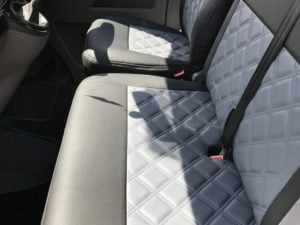 T5/T5.1 Diamond Stitch Seat Covers - Grey - Image 3