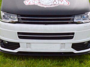 T5.1 Facelift 2010> Gloss Black Sportline Style Front Splitter - Image 4