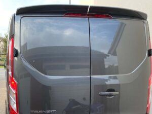 Ford Transit Custom Rear Spoiler - Twin Door (PRIMED) - Image 3
