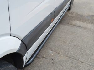 Sprinter/Crafter Gloss Black Sportline Side Bars (L3 LWB)