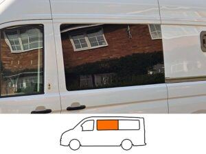 Crafter/TGE 2017> N/S/F Fixed Window in Privacy Tint MWB/LWB/LWB+