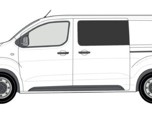 Alternative view of Dispatch/Expert/Proace 2016> (MWB/LWB) N/S Front Fixed Window In Privacy Tint