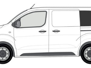 Dispatch/Expert/Proace 2016> (SWB) N/S Rear Quarter Window In Privacy Tint