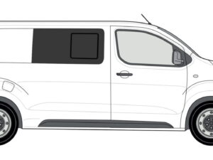 Alternative view of Dispatch/Expert/Proace 2016> (MWB/LWB) O/S Front Opening Window In Privacy Tint