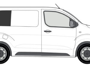 Dispatch/Expert/Proace 2016> (SWB) O/S Rear Quarter Window In Privacy Tint