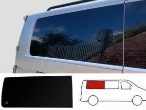 VW T5/T5.1/T6/T6.1 O/S/Rear Quarter (LWB)  *BLACKOUT* Window (Offside)