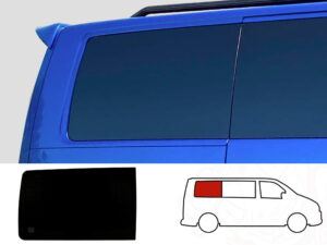 VW T5/T5.1/T6/T6.1 O/S/Rear Quarter (SWB)  *BLACKOUT* Window (Offside)