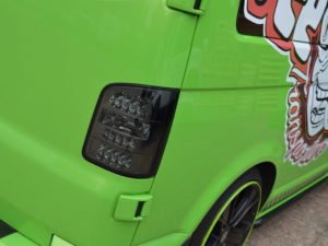Alternative view of VW T5 Smoked LED Rear Lights - Twin Door (PRL9069)