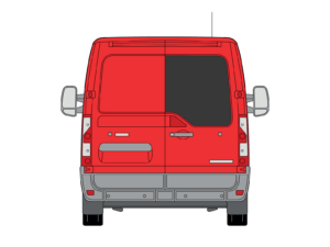 Alternative view of Master/Movano 2010>2024 Offside Back Door Glass In Privacy Tint