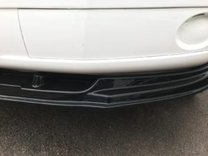 T5.1 Facelift 2010> Gloss Black Front Splitter For Under Genuine Bumper - Image 8
