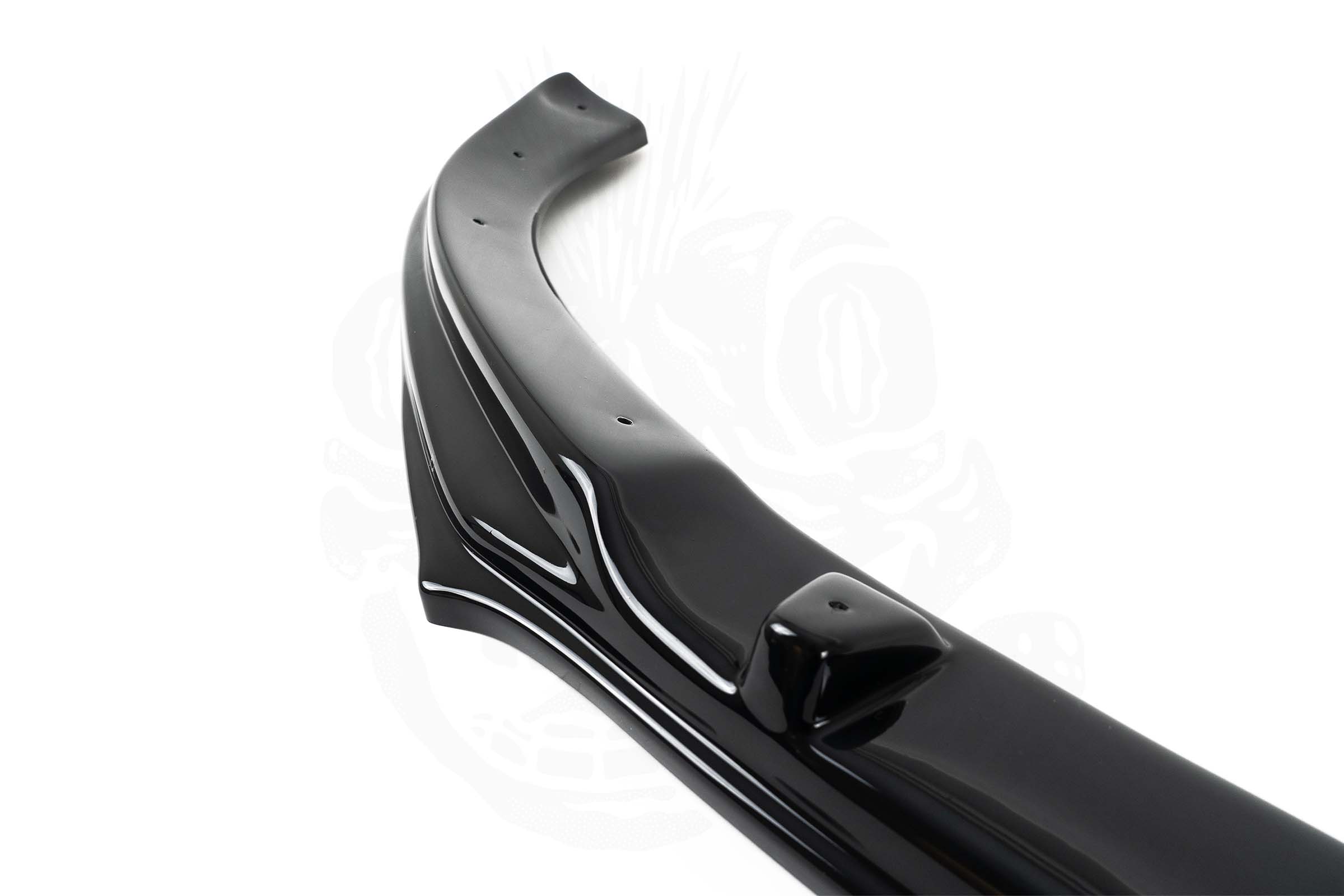T5 Gloss Black Front Splitter For Under Genuine Bumper - Image 4