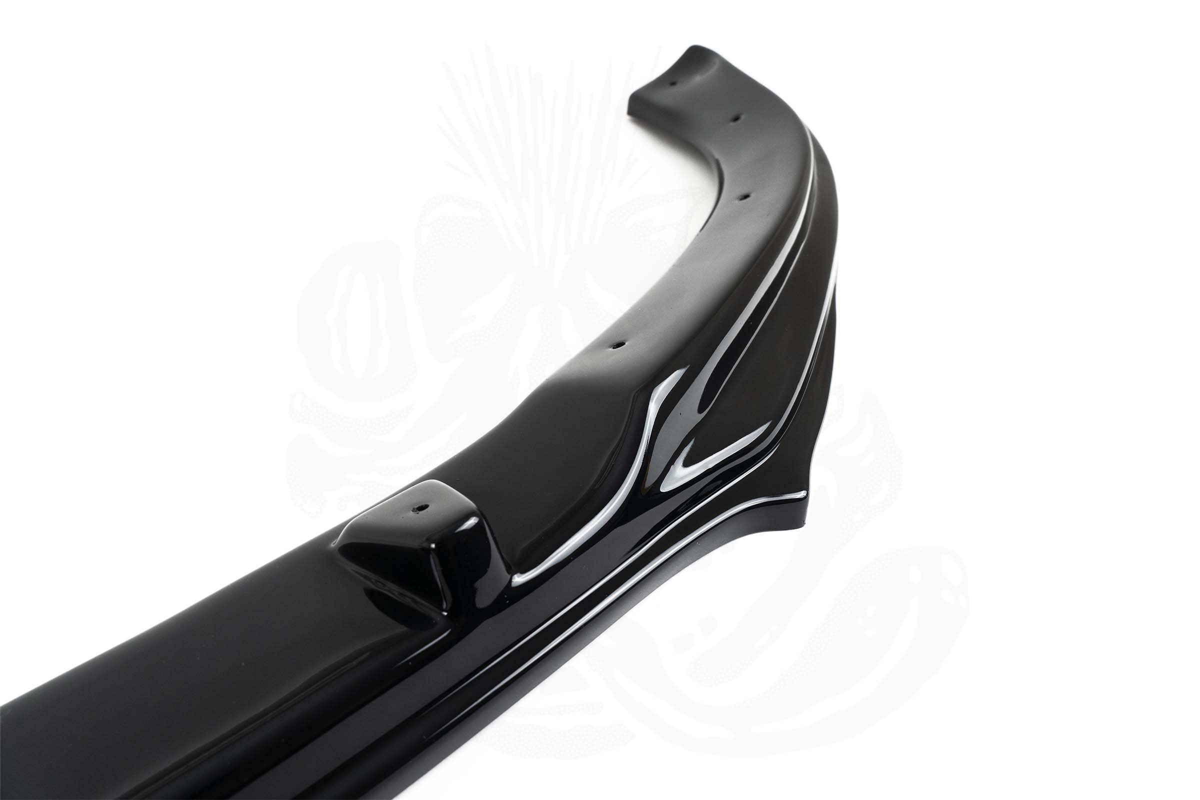 T5 Gloss Black Front Splitter For Under Genuine Bumper - Image 5