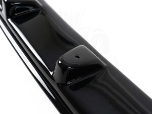 T5 Gloss Black Front Splitter For Under Genuine Bumper - Image 6