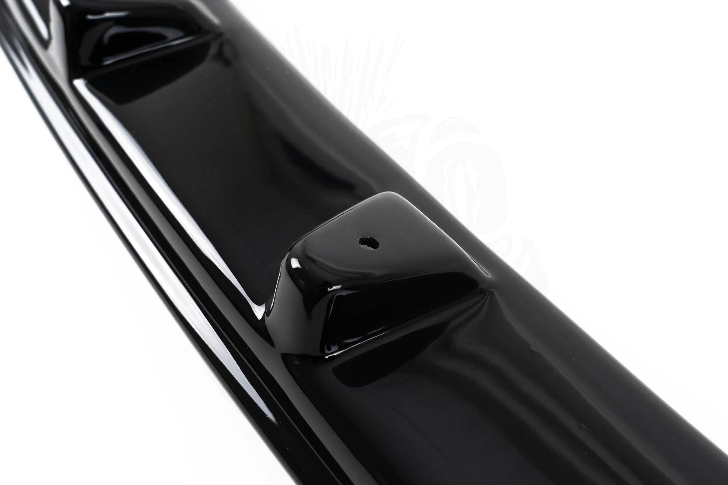 T5 Gloss Black Front Splitter For Under Genuine Bumper - Image 6