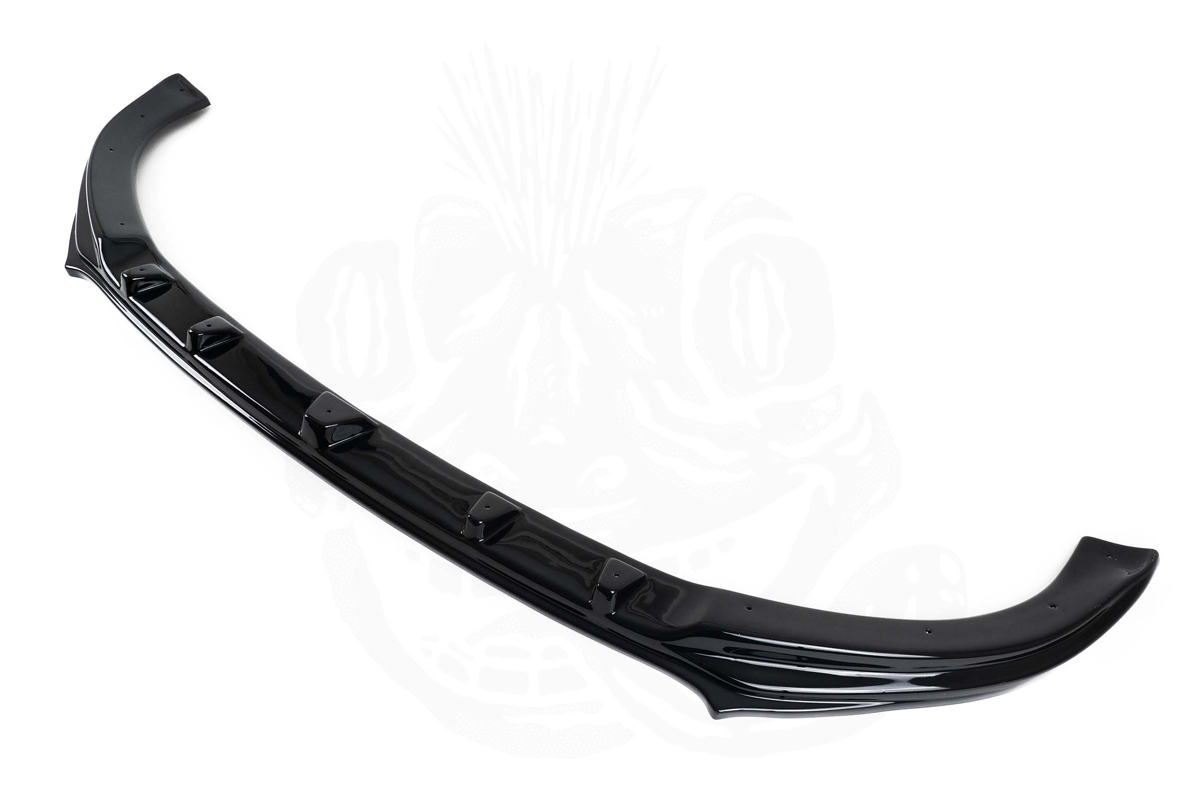 T5 Gloss Black Front Splitter For Under Genuine Bumper - Image 7