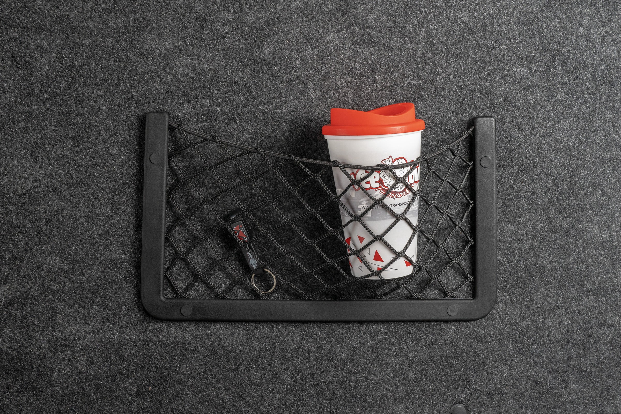 Large Elasticated Storage Net - Black