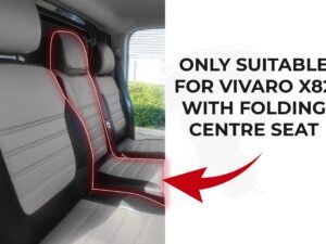 Trafic/Vivaro/Primastar x82 2014> Punched Leather Style Seat Covers - Image 3