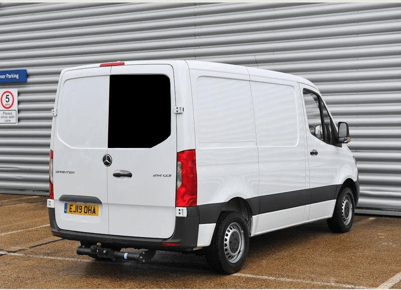 Mercedes Sprinter 2018> Offside Back Door Glass In Privacy Tint