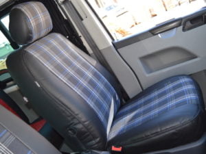T6/T6.1 GTI RS Style Seat Covers – Blue - Image 6