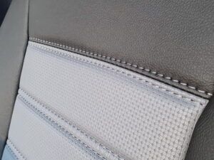 Ducato/Relay/Boxer Punched Leather Style Seat Covers - Grey - Image 5