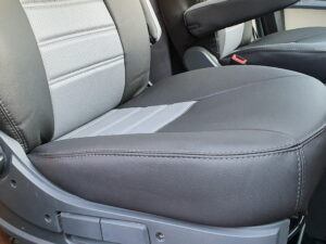 Ducato/Relay/Boxer Punched Leather Style Seat Covers - Grey - Image 4