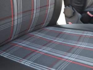 Alternative view of T5/T5.1 GTI RS Style Seat Covers – Red