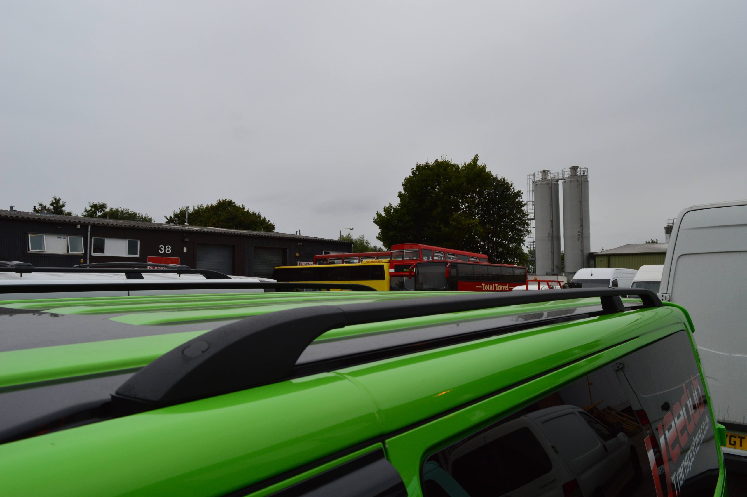 Transit Custom Black Aluminium Roof Rails SWB Wholesale Van Accessories