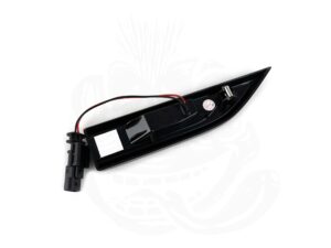 T6 Dynamic Gloss Black W/ Black Lens LED Side Repeaters x 2 - Image 5