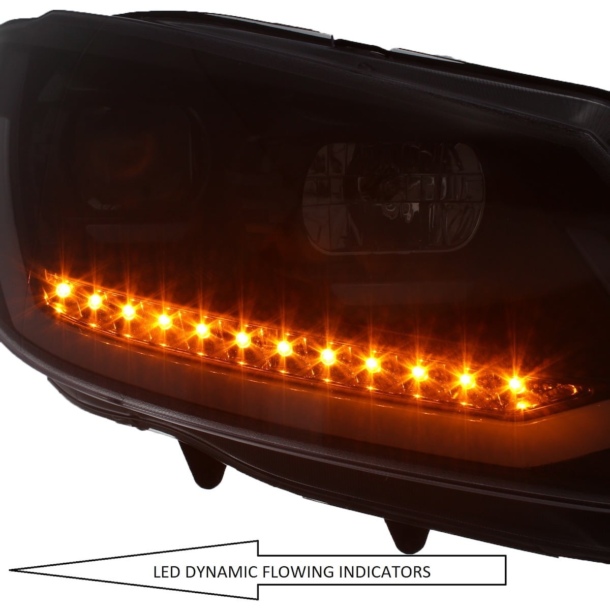 VW Caddy LightBar Headlights With Dynamic Indicator - Image 4