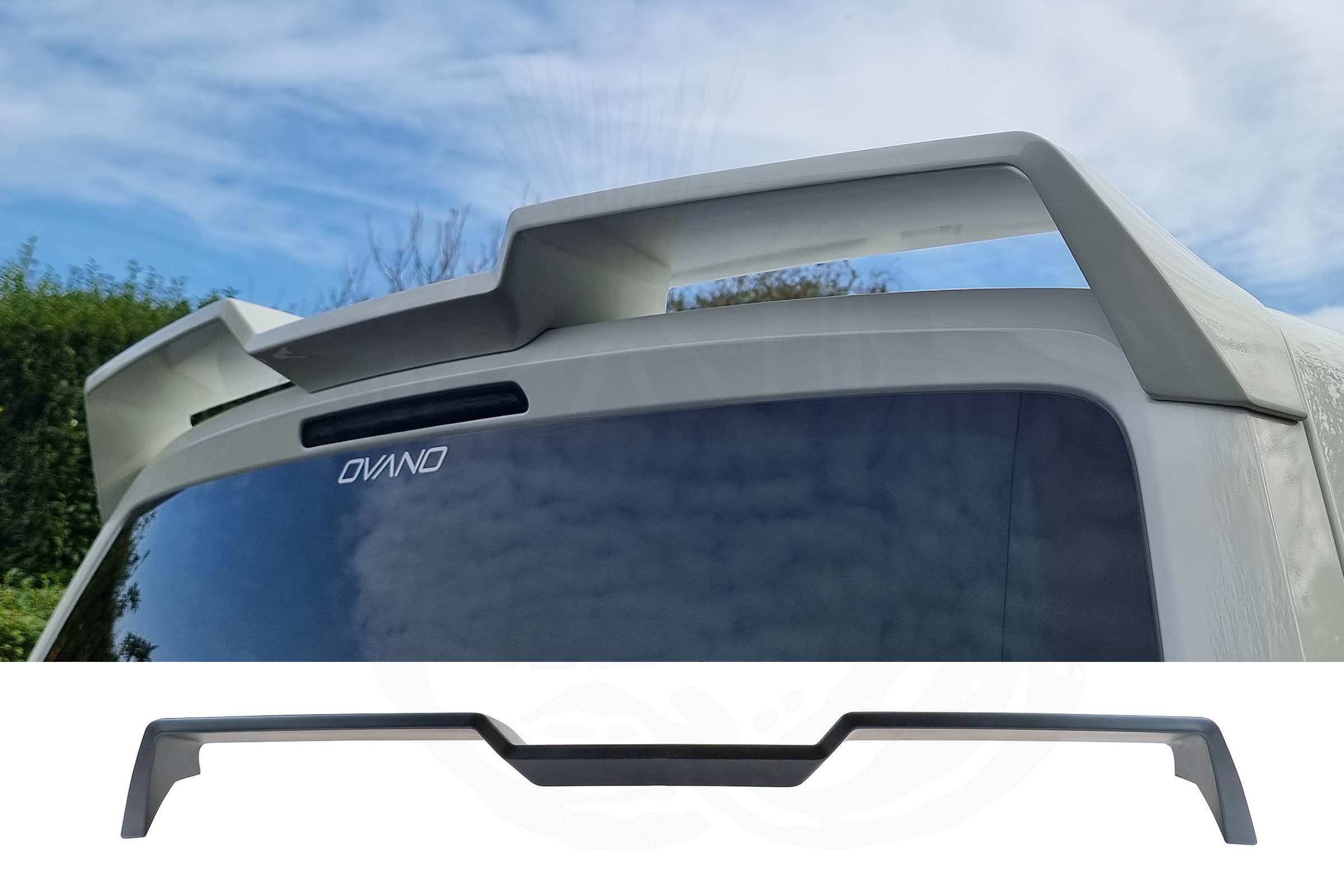 T6/T6.1 ABT Style Rear Spoiler – Tailgate (PRIMED)