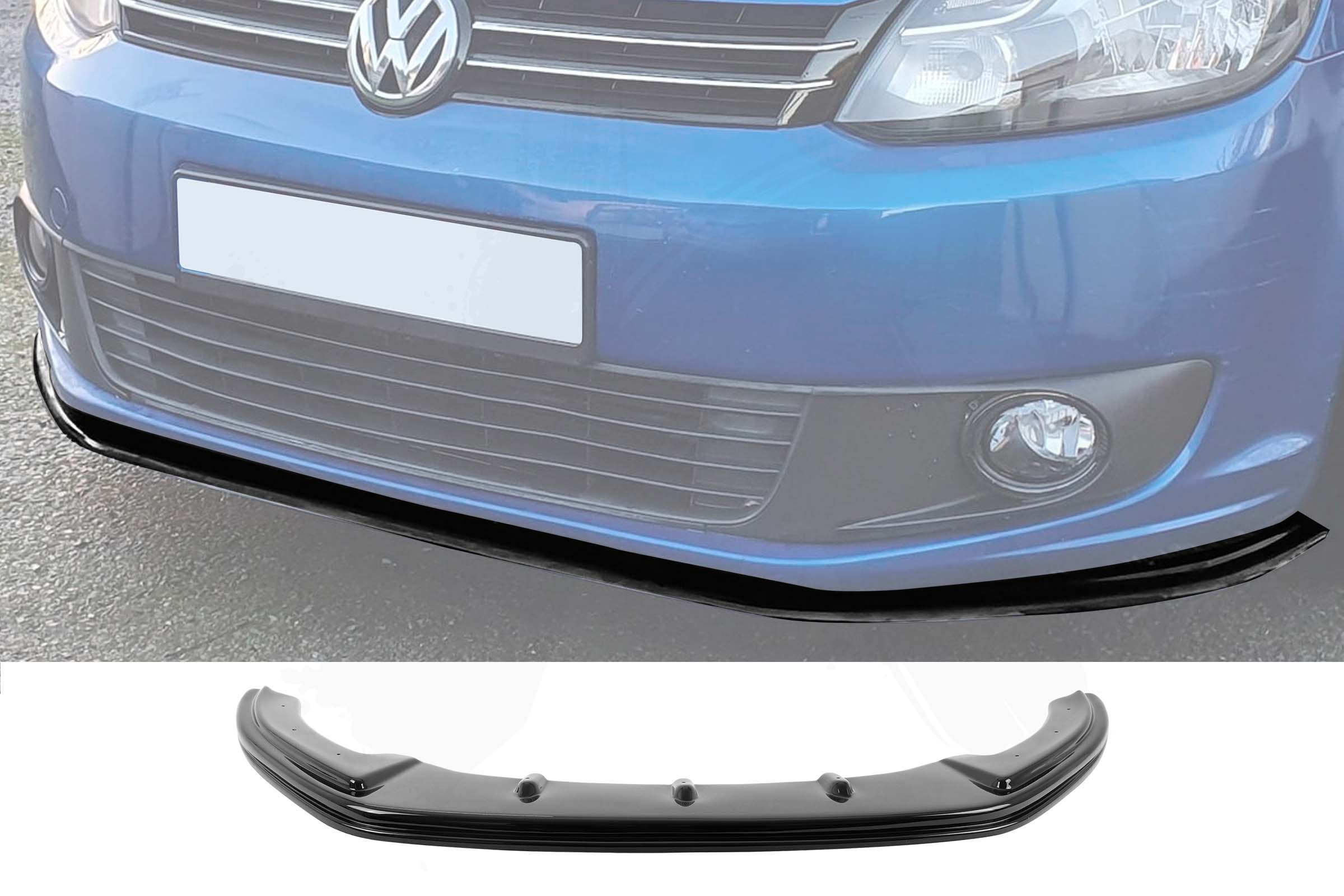 VW Caddy Front Splitter – Under Original Bumper (2010 – 2015) - Image 2
