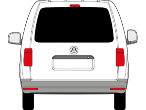 VW Caddy Tailgate Window in Privacy Tint