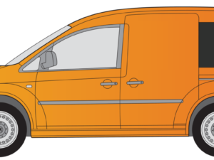 VW Caddy N/S/R Fixed Window in Privacy Tint