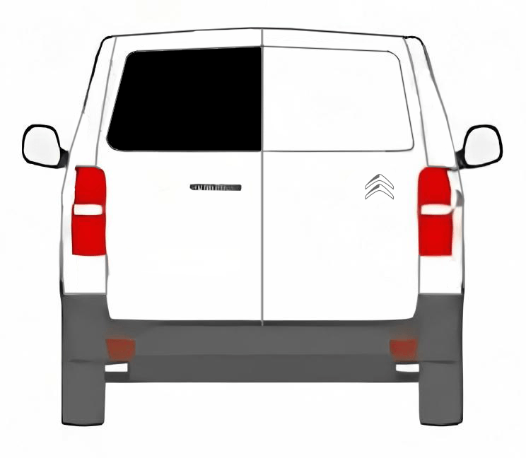 Dispatch/Expert/Proace 2016> N/S Back Door Window In Privacy Tint