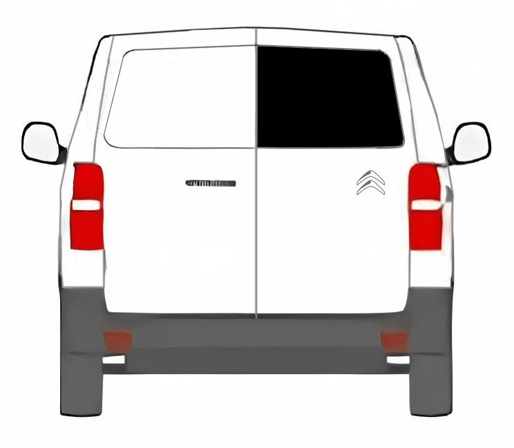 Dispatch/Expert/Proace 2016> O/S Back Door Window In Privacy Tint