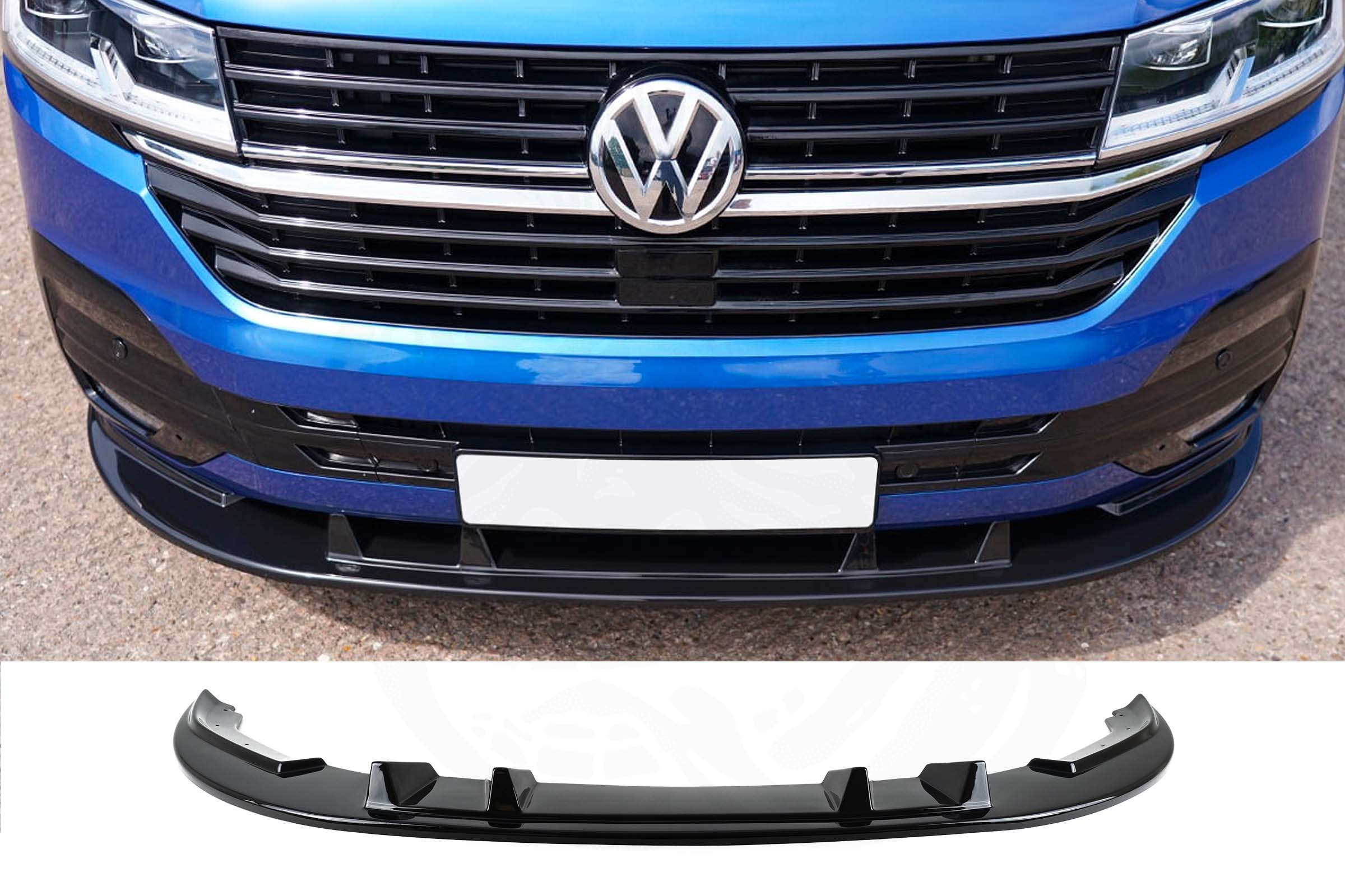 T6.1 Gloss Black Splitter For Under Genuine Bumper