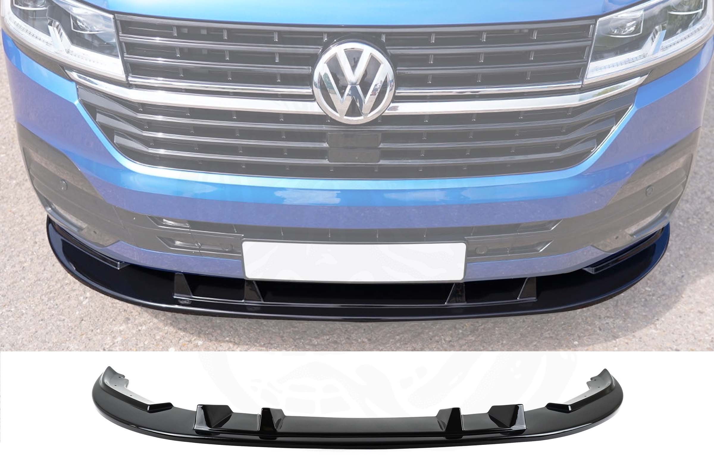 T6.1 Gloss Black Splitter For Under Genuine Bumper - Image 2