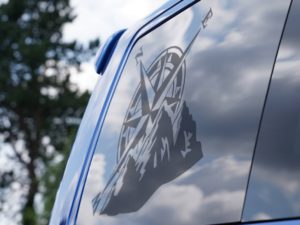 Alternative view of Compass Decal
