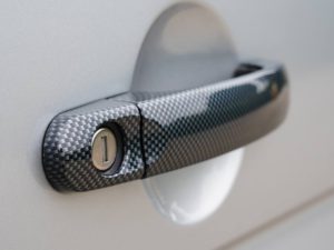 Alternative view of T5/T5.1/T6/T6.1 Carbon Fibre Door Handle Covers