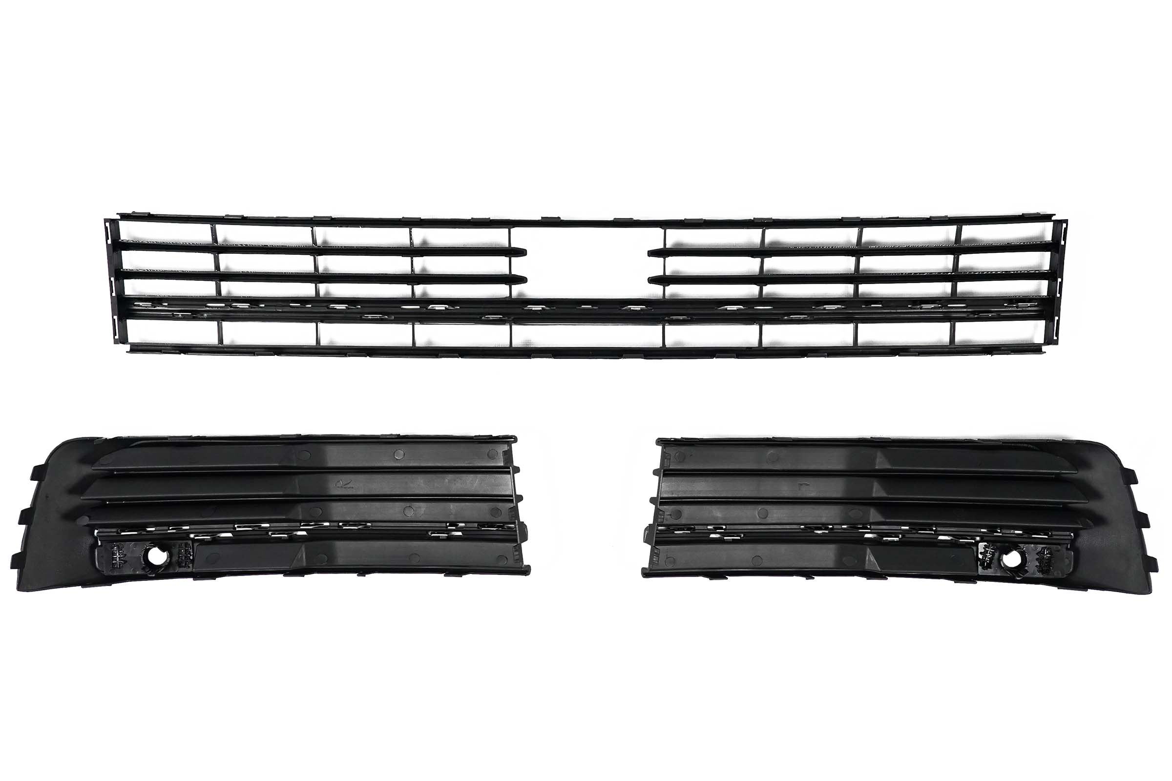 T6 Gloss Black Front Lower Grille (3Pcs) - Image 2